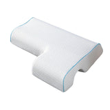 Maxbell Ergonomic Couples Pillow for Friends Couples Birthday Gift White Left