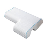 Maxbell Ergonomic Couples Pillow for Friends Couples Birthday Gift White Left