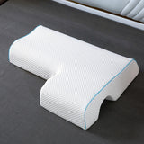 Maxbell Ergonomic Couples Pillow for Friends Couples Birthday Gift White Left