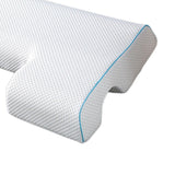Maxbell Ergonomic Couples Pillow for Friends Couples Birthday Gift White Left