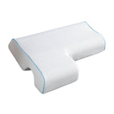 Maxbell Ergonomic Couples Pillow for Friends Couples Birthday Gift White Right