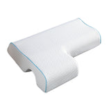 Maxbell Ergonomic Couples Pillow for Friends Couples Birthday Gift White Right