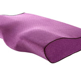 Maxbell Pillow Pillows with Washable Pillowcase for Back Sleepers Violet