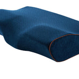 Maxbell Pillow Pillows with Washable Pillowcase for Back Sleepers Navy blue