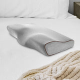 Maxbell Pillow Pillows with Washable Pillowcase for Back Sleepers Grey