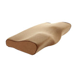 Maxbell Pillow Pillows with Washable Pillowcase for Back Sleepers Camel