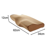 Maxbell Pillow Pillows with Washable Pillowcase for Back Sleepers Camel