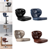 Maxbell Bar Replacement Stool Cover Rotatable Easy to pu Leather for Shop Bar black