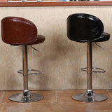 Maxbell Bar Replacement Stool Cover Rotatable Easy to pu Leather for Shop Bar black