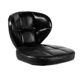 Maxbell Bar Replacement Stool Cover Rotatable Easy to pu Leather for Shop Bar black