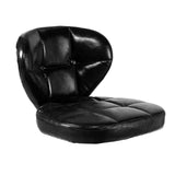 Maxbell Bar Replacement Stool Cover Rotatable Easy to pu Leather for Shop Bar black