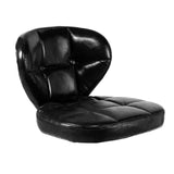 Maxbell Bar Replacement Stool Cover Rotatable Easy to pu Leather for Shop Bar black