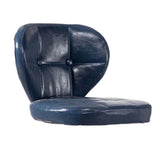 Maxbell Bar Replacement Stool Cover Rotatable Easy to pu Leather for Shop Bar blue