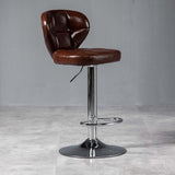 Maxbell Bar Replacement Stool Cover Rotatable Easy to pu Leather for Shop Bar coffee