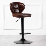 Maxbell Bar Replacement Stool Cover Rotatable Easy to pu Leather for Shop Bar coffee