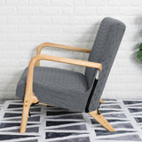 Maxbell Wood Arm Chair Cover Elastic Chair Cover Accessory stylish decor Grey