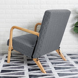 Maxbell Wood Arm Chair Cover Elastic Chair Cover Accessory stylish decor Grey