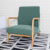 Maxbell Wood Arm Chair Cover Elastic Chair Cover Accessory stylish decor Dark Green