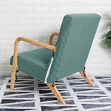 Maxbell Wood Arm Chair Cover Elastic Chair Cover Accessory stylish decor Dark Green