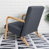 Maxbell Wood Arm Chair Cover Elastic Chair Cover Accessory stylish decor Dark Grey