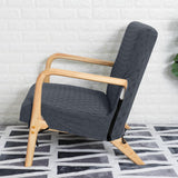 Maxbell Wood Arm Chair Cover Elastic Chair Cover Accessory stylish decor Dark Grey