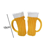 Maxbell Hand Crochet Warmers Mittens Unisex Half Finger Gloves for Women Girls Boys