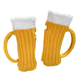 Maxbell Hand Crochet Warmers Mittens Unisex Half Finger Gloves for Women Girls Boys
