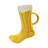 Maxbell Knit Socks Warm Practical Durable Yellow Funny with Handle for Winter Gift