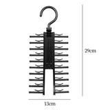 Maxbell Rotated Tie Rack 20 Hooks Rotatable for Bedroom Organization Women Men