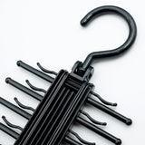 Maxbell Rotated Tie Rack 20 Hooks Rotatable for Bedroom Organization Women Men