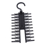 Maxbell Rotated Tie Rack 20 Hooks Rotatable for Bedroom Organization Women Men