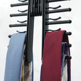 Maxbell Rotated Tie Rack 20 Hooks Rotatable for Bedroom Organization Women Men