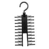 Maxbell Rotated Tie Rack 20 Hooks Rotatable for Bedroom Organization Women Men