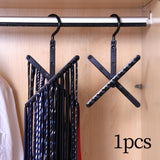 Maxbell Rotated Tie Rack 20 Hooks Rotatable for Bedroom Organization Women Men