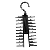 Maxbell Rotated Tie Rack 20 Hooks Rotatable for Bedroom Organization Women Men