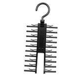 Maxbell Rotated Tie Rack 20 Hooks Rotatable for Bedroom Organization Women Men