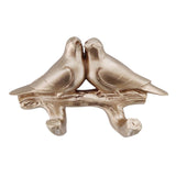 Maxbell Nordic Coat Key Hanger Resin Bird Wall Decorations for Robe Purse Home Aureate