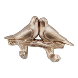 Maxbell Nordic Coat Key Hanger Resin Bird Wall Decorations for Robe Purse Home Aureate