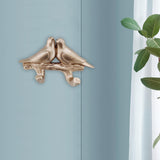 Maxbell Nordic Coat Key Hanger Resin Bird Wall Decorations for Robe Purse Home Aureate