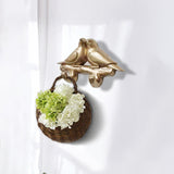 Maxbell Nordic Coat Key Hanger Resin Bird Wall Decorations for Robe Purse Home Aureate