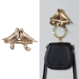 Maxbell Nordic Coat Key Hanger Resin Bird Wall Decorations for Robe Purse Home Aureate