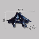 Maxbell Nordic Coat Key Hanger Resin Bird Wall Decorations for Robe Purse Home Black