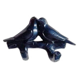 Maxbell Nordic Coat Key Hanger Resin Bird Wall Decorations for Robe Purse Home Black