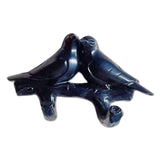 Maxbell Nordic Coat Key Hanger Resin Bird Wall Decorations for Robe Purse Home Black