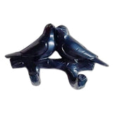 Maxbell Nordic Coat Key Hanger Resin Bird Wall Decorations for Robe Purse Home Black