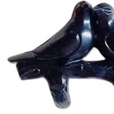 Maxbell Nordic Coat Key Hanger Resin Bird Wall Decorations for Robe Purse Home Black