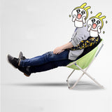 Maxbell Camping Folding Chair Moon Chair Compact for Picnic Outdoor Backpacking grey