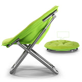Maxbell Camping Folding Chair Moon Chair Compact for Picnic Outdoor Backpacking grey