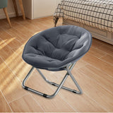 Maxbell Camping Folding Chair Moon Chair Compact for Picnic Outdoor Backpacking grey