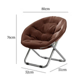 Maxbell Camping Folding Chair Moon Chair Compact for Picnic Outdoor Backpacking coffee